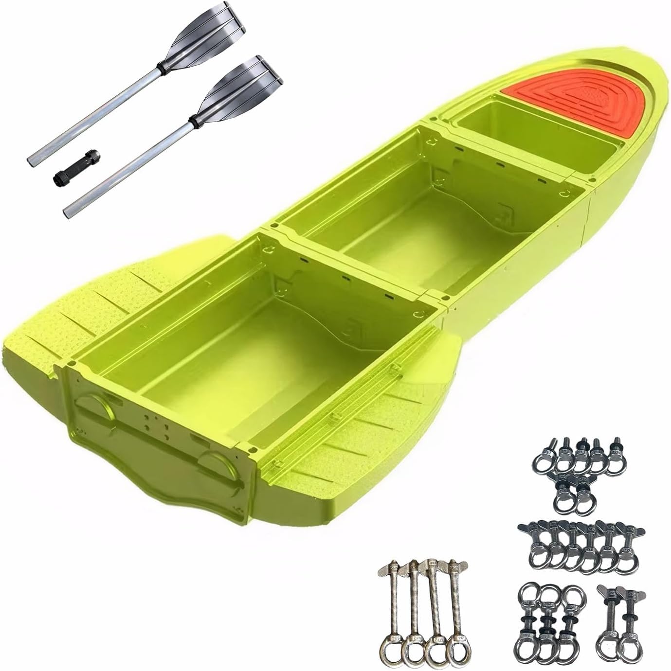 Affordable 4–6 Person Modular Fishing Boat – Stable, Portable & Durable PE Floating Platform for Lakes & Outdoor Fun